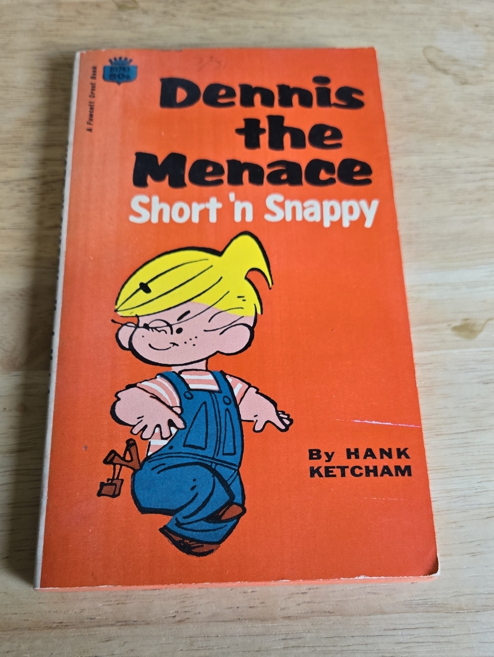 Vintage Dennis The Menace Short N Snappy Comic Book 1969